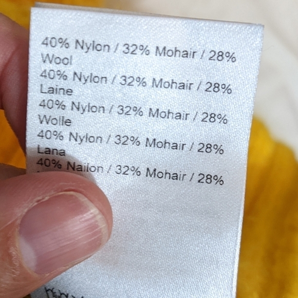 Just Female Mohair/Wool Blend Potter Cardigan Sz XS - Picture 11 of 11